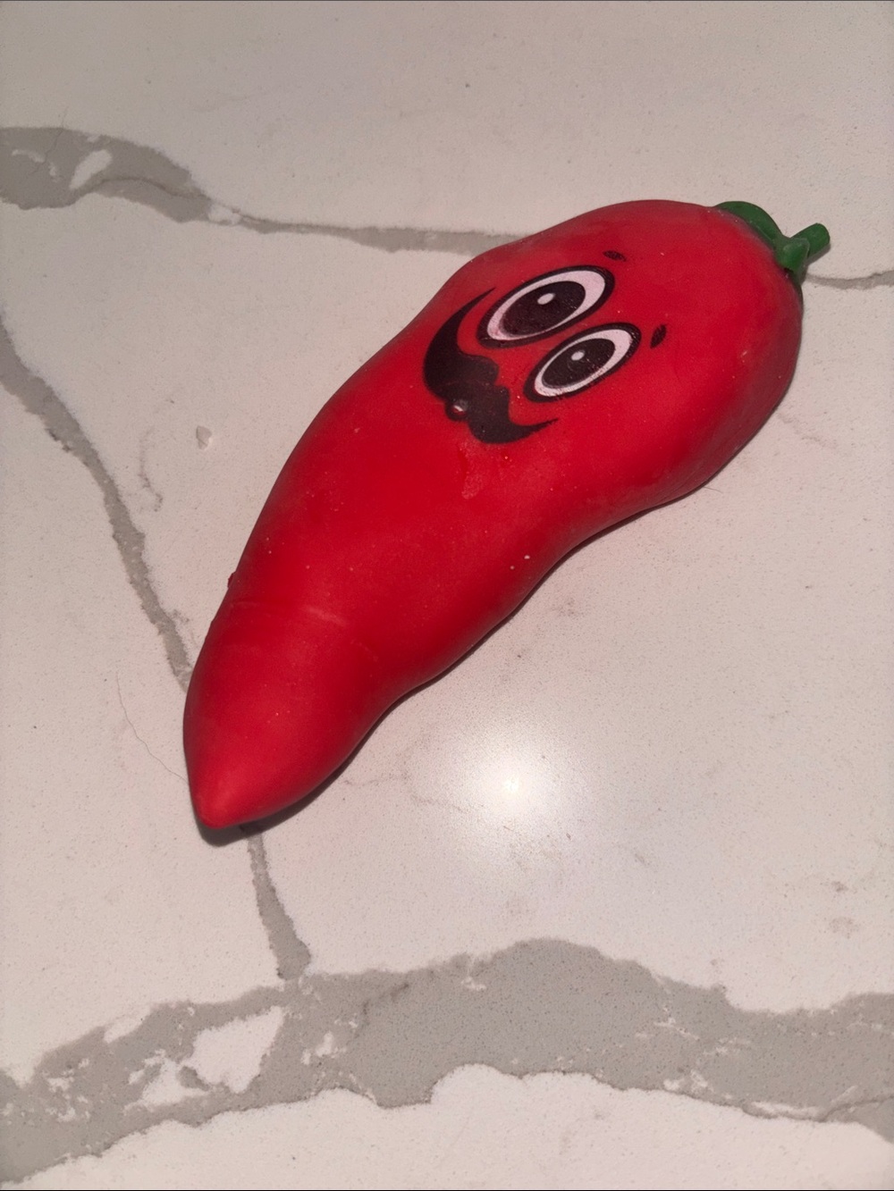 Red Chili Pepper Squishy Toy for Kids - Cute Face Stress Reliever